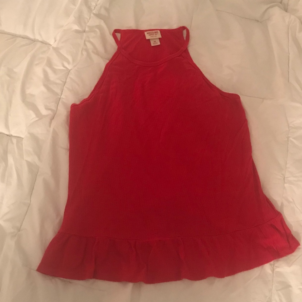 Flowy red tank top